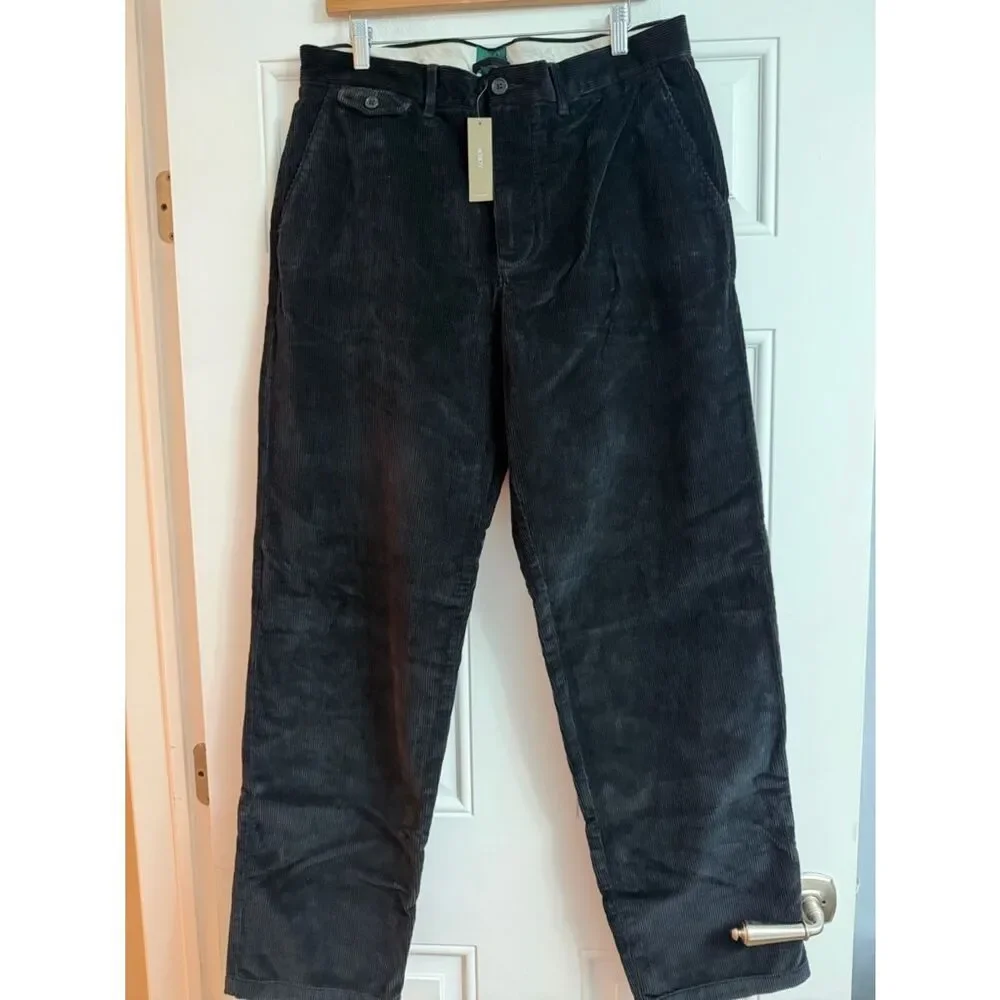 J.Crew Classic-fit 10-wale corduroy trouser NWT Size 34x34